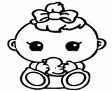 Squinkies Coloring Pages Baby Girl Cute sketch template