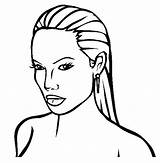Coloring Pages Famous People Angelina Jolie Singers Actress Color Printable Adults Print Choose Board Actresses Getcolorings Characters sketch template