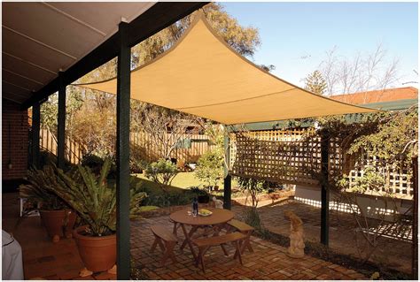 diy shade sail simple practical  recommended protection