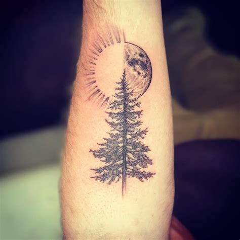 Simple And Easy Pine Tree Tattoo – Designs And Meanings 2019 Page 21