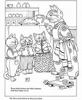 Coloring Potter Beatrix Kittens Little Three Book Pages Dover Publications Cat Favorite Poems Doverpublications Books Nursery Kids Sketchite Magazines Template sketch template