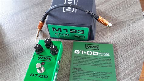 mxr  gt od overdrive image  audiofanzine