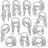 Coloring Pages Hairstyle Getcolorings Hairstyles sketch template