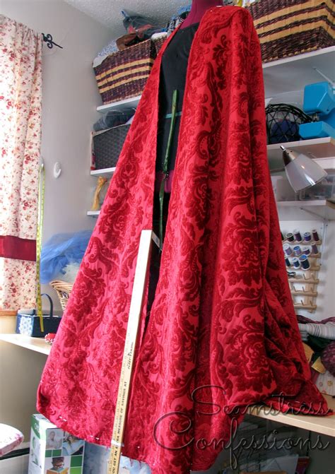 Confessions Of A Seamstress Ruby Red S Cloak From Once