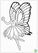 Barbie Coloring Pages Fairy Princess Mariposa Fairytopia Dinokids Colouring Print Popular Close Coloringhome sketch template