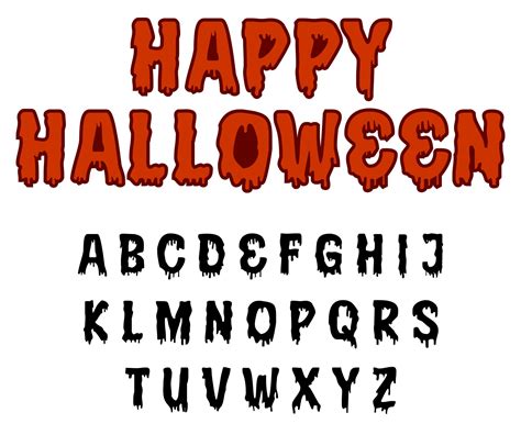 halloween letters printable