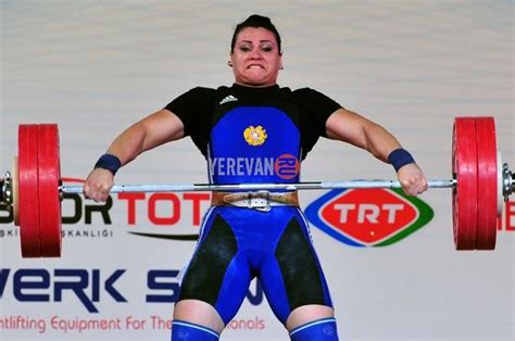 Armenian Weightlifting Champ Wins Best Female Athlete Title