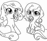 Pony Little Coloring Cutie Mark Pages Crusaders Getcolorings Print sketch template