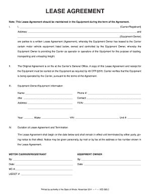 printable vehicle lease agreement forms  templates fillable
