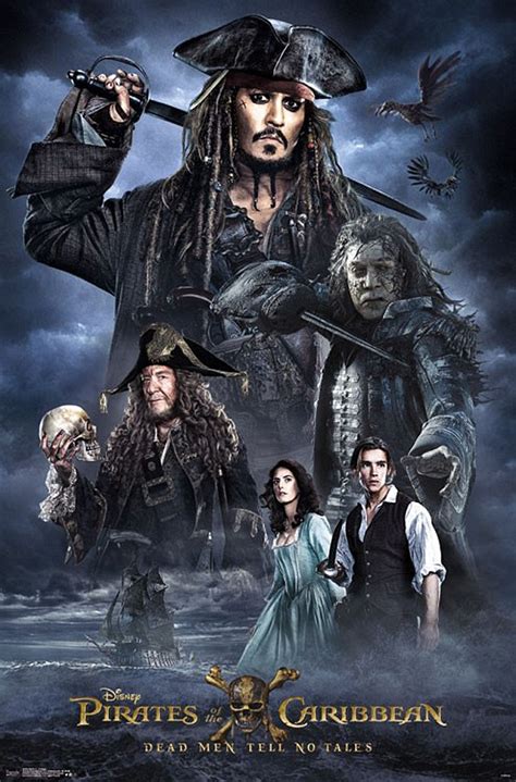 disney reveal 3 new pirates of the caribbean 5 posters daily mail online