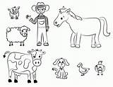 Coloring Farm Pages Printable Popular Kids sketch template