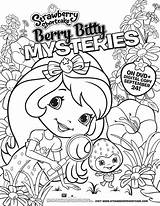 Strawberry Coloring Shortcake Berry Pages Bitty Mysteries Dvd Sheet Printable Kids Print Giveaway Fheinsiders Berrykins Sheets Books Color Colouring Rescue sketch template