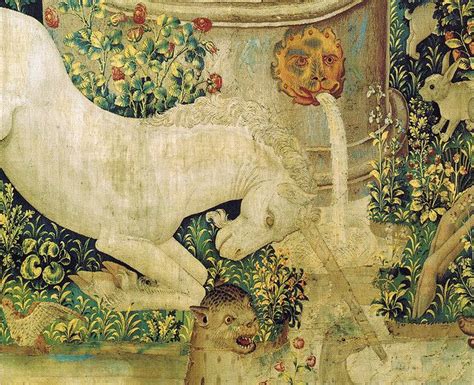 tapestry no 2 the unicorn is found detail medieval tapestry unicorn tapestries art