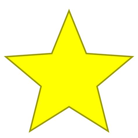 yellow star clip art tims printables