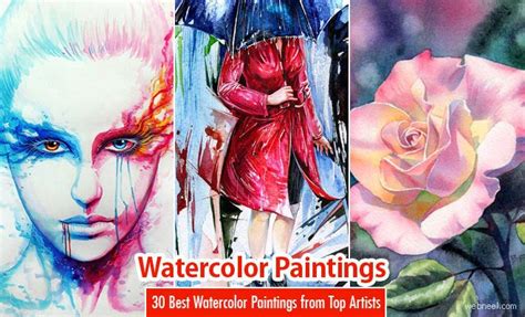 design inspiration   watercolor paintings  top artists