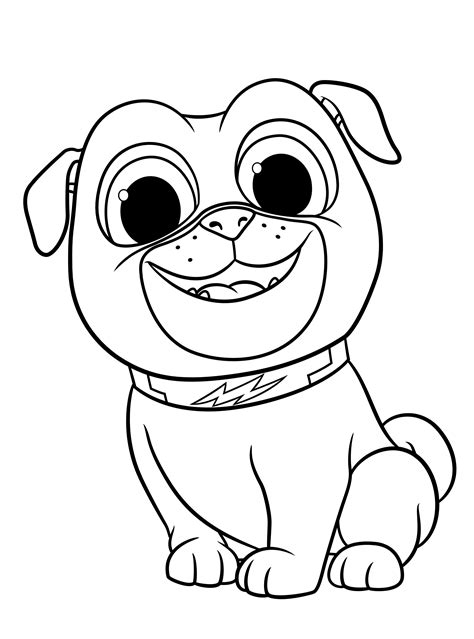 printable coloring pages puppy