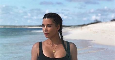 Kim Kardashian Oozes Sex Appeal Posing Topless For Sultry