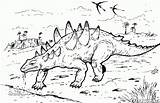 Coloring Polacanthus Pages Dinosaurs Colorkid Printable Ankylosaurus sketch template