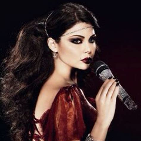 Haifa Dark And Glam Hair Styles Haifa Wehbe Arabic Makeup