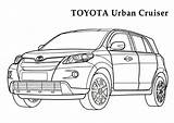 Toyota Pages Coloring sketch template