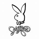 Playboy Bunny Logo Vector Logos Tattoo Outline Rabbit Svg Eps Format Lettering  Pdf Draw Compact Disc Cdr Ai Entertainment sketch template