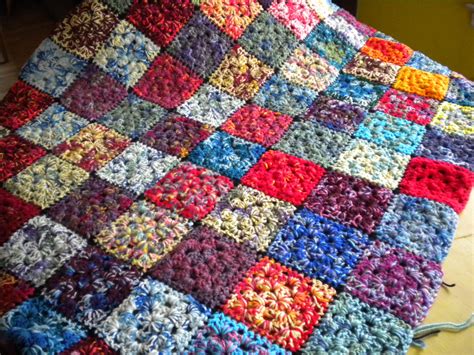 crochet afghan patterns  variegated yarn bloommzaer