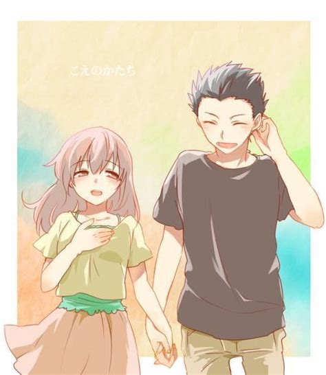 Ishida Shoya Nishimiya Shouko Koe No Katachi Anime Hình ảnh Cặp đôi
