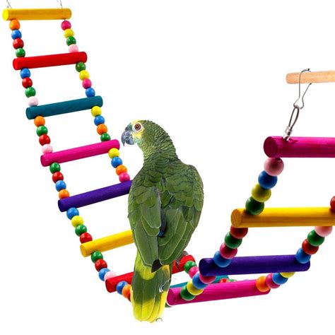 pc  pet toy birds toys popular sizes cockatiel birds pet accessories cute drawbridge