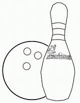 Bowling Vorlage Ausmalbilder sketch template