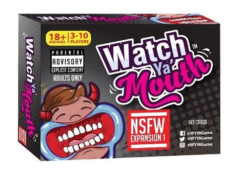 ya mouth adult phrase card game expansion pack watchyamouth