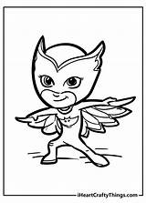 Pj Owlette Pjmasks Catboy sketch template