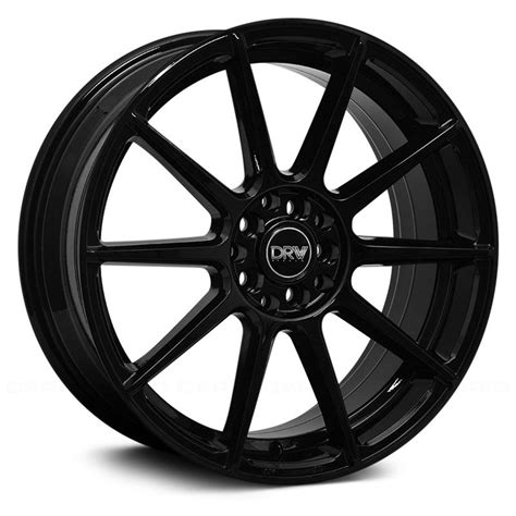 drw  wheels gloss black rims