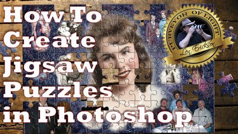 create jigsaw puzzles  photoshop youtube