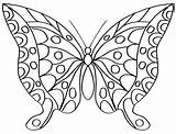 Butterfly Cute Coloring Pages Printable Getcolorings Color Butterflies sketch template