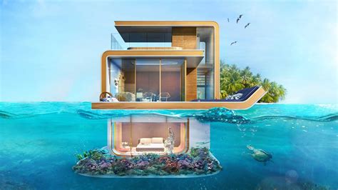 floating villa  dubai   million architectural digest india