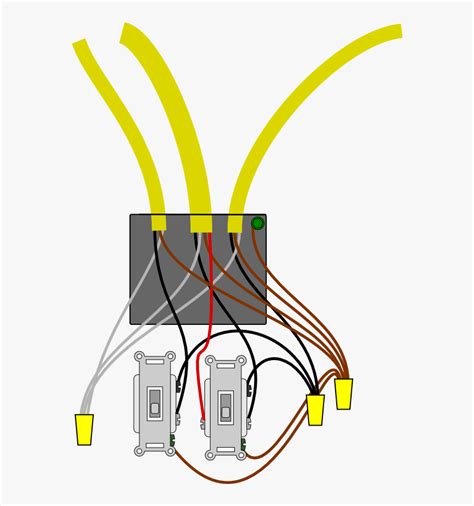 installation wiring multiple switches   box hd png  kindpng