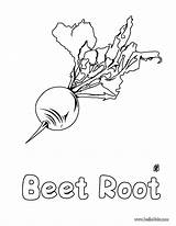 Coloring Beetroot Pages Beet Root Vegetables Vegetable Hellokids Kids Sheet Fruits Color Template Print Nature Sheets Visit Beets Online sketch template