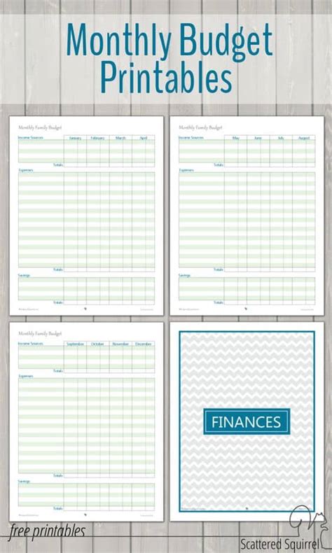 brilliant   monthly budget template printable    grab