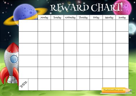 reward chart template  printable printable templates