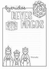 Reyes Magos sketch template