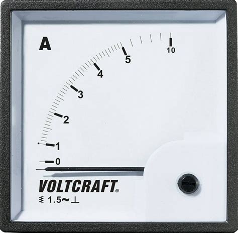 voltcraft einbausicherung voltcraft  xa analog einbaumessgeraet