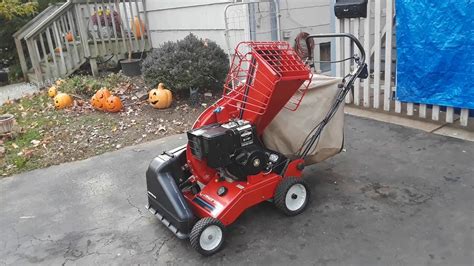 Troy Bilt 8hp Self Propelled Chipper Vac Gardenway Co Mint Youtube