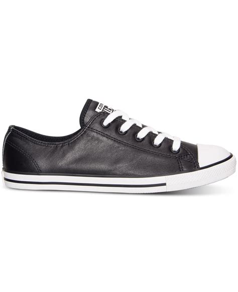 Converse Women S Chuck Taylor Dainty Leather Casual Sneakers From