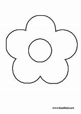 Flower Coloring Pages Simple Printable Color Toddlers Easy Bambinis Getcoloringpages Clip Clipartmag sketch template