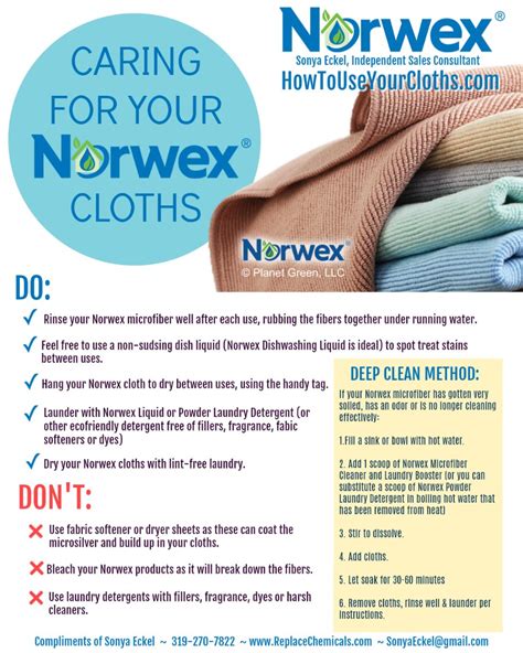wash  norwex norwex microfiber cloths sonya eckel norwex svp leader