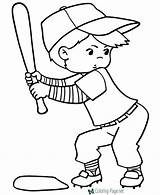 Baseball Coloring Printable Pages Below Click sketch template