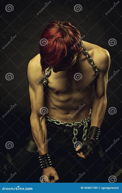 Redhead Slave Stock Image Image Of Afraid Male Crazy 50401789