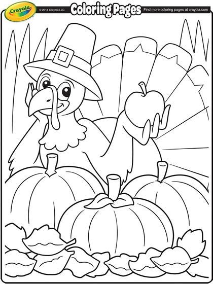fall coloring pages crayola