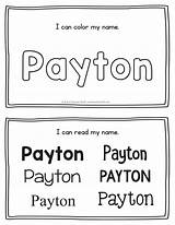 Payton Printables Peyton Paxton Handwriting Tracing sketch template