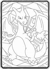 Pokemon Charizard Zaba sketch template
